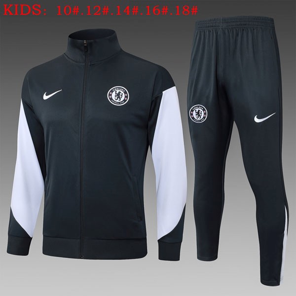 Enfant Survetement Chelsea 2025-26 Gris 5